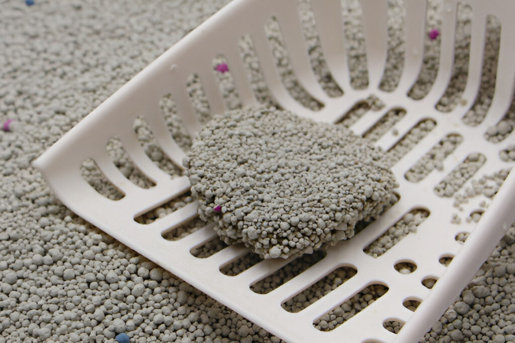 Bentonite cat litter