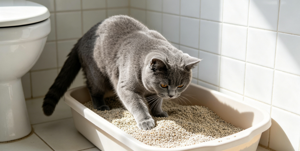 Low-dust litter depth