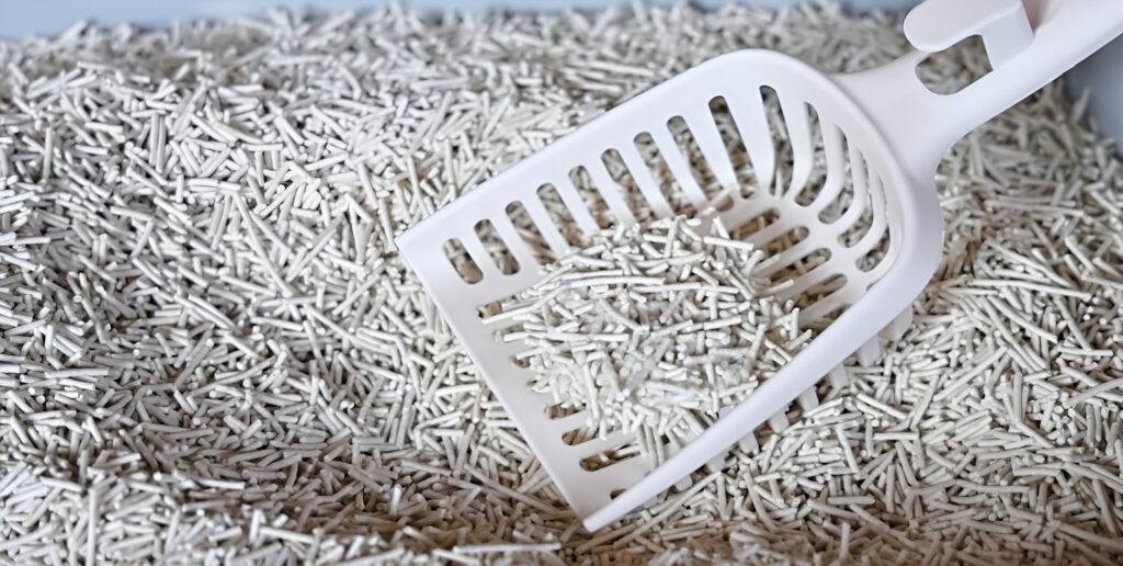 Cat litter clumping