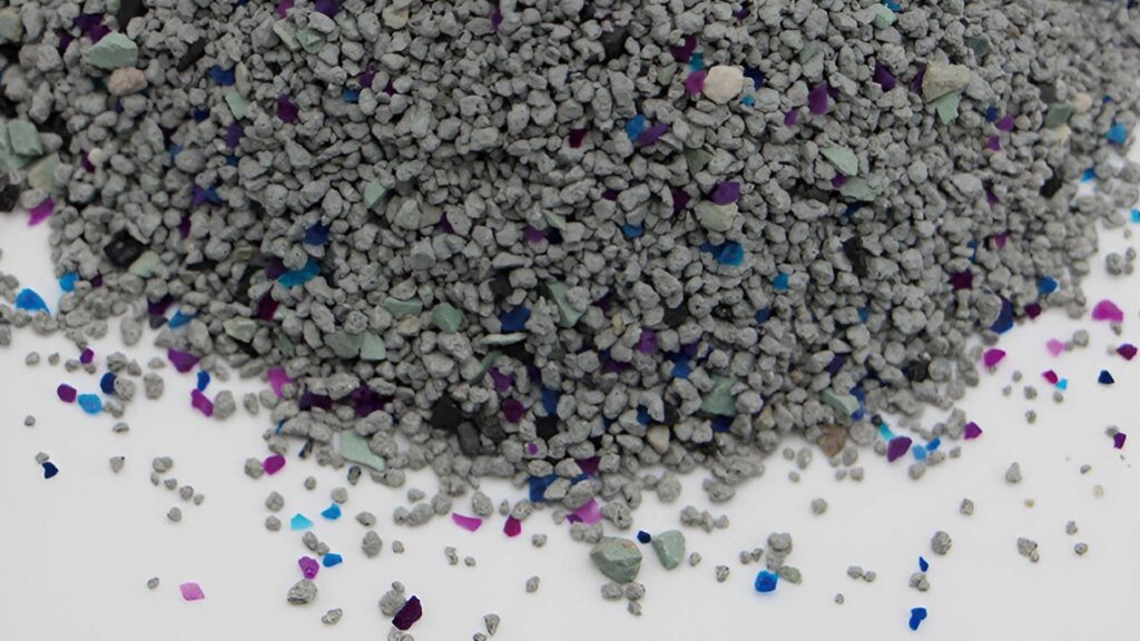 Mineral cat litter