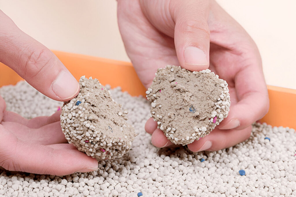 Bentonite Cat Litter Clumping
