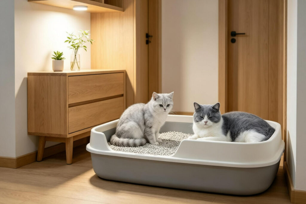 Use bentonite cat litter
