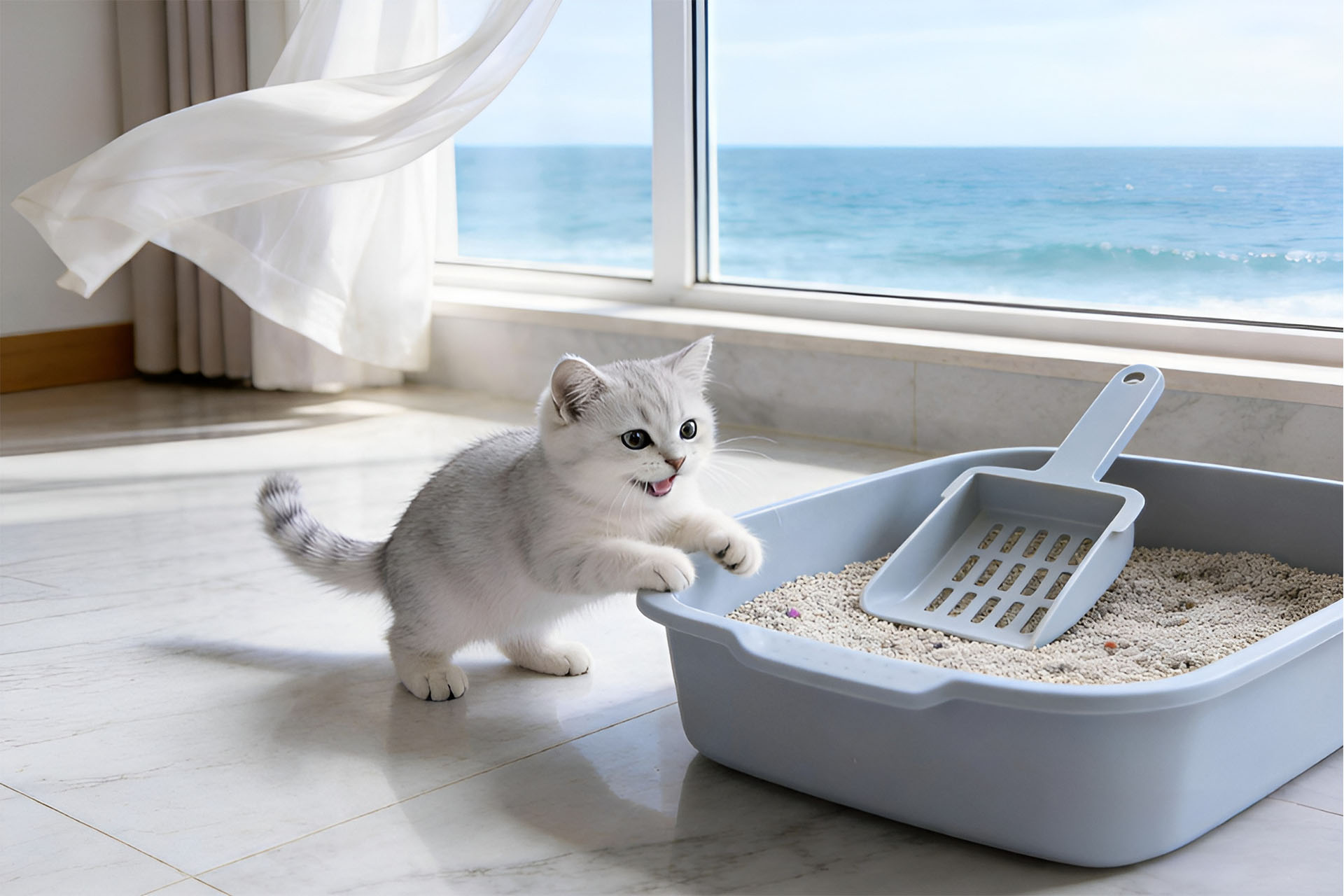 Use bentonite cat litter