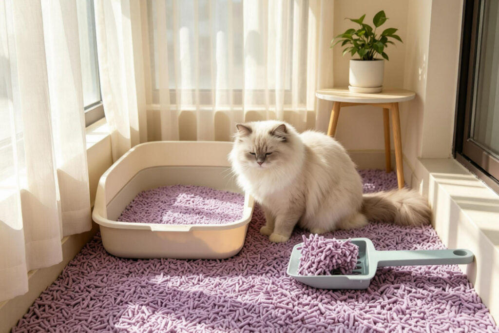is tofu cat litter clumping